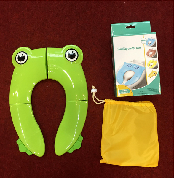 Cute foldable baby toilet seat