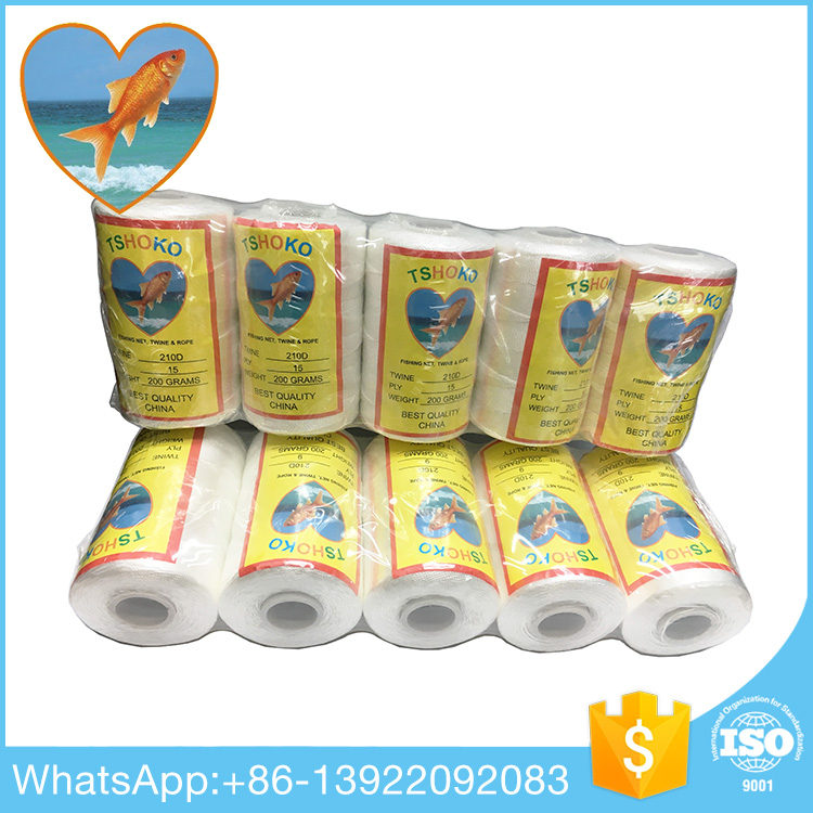 New Material 210D/15Ply Pure Polyester Fishing Twine/ Polyester Yarn