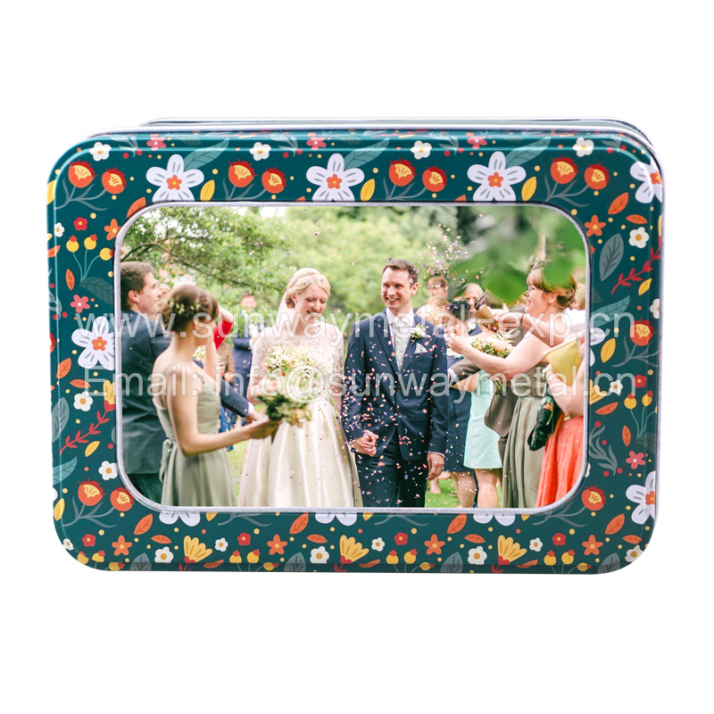photo framed box tin packaging