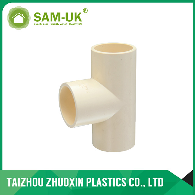 Manufacturer CPVC Tee for hot and cold water pipe system