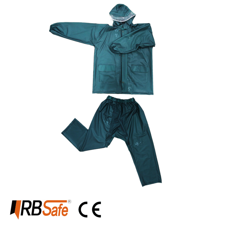 Rainsuit with Hoods,Pearlescent PVC