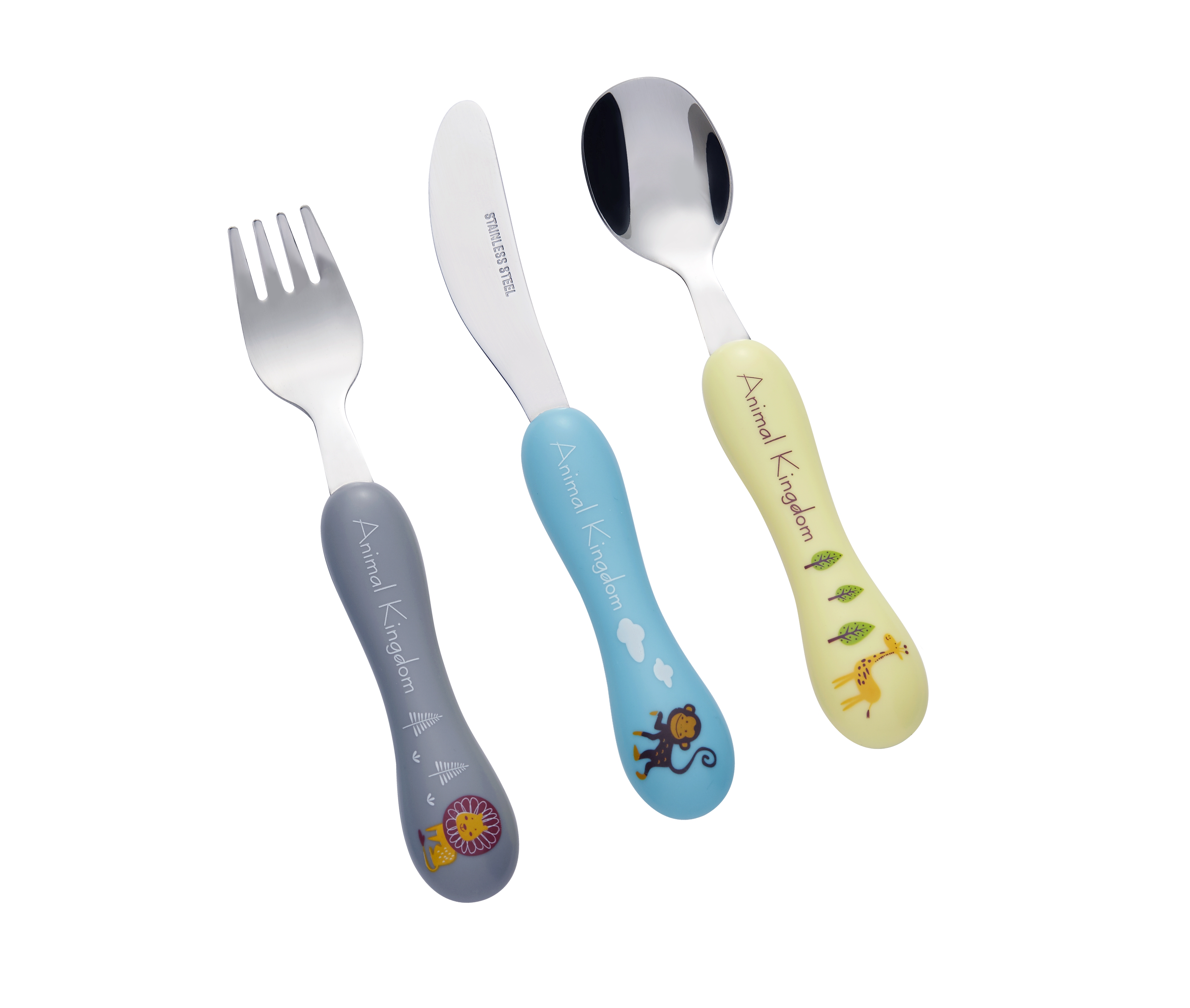 Stainless Steel Cutlery Set with Plastic Handle