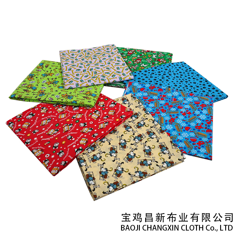 pigment printed fabricTC90/10 45*45 110X76 57/58"