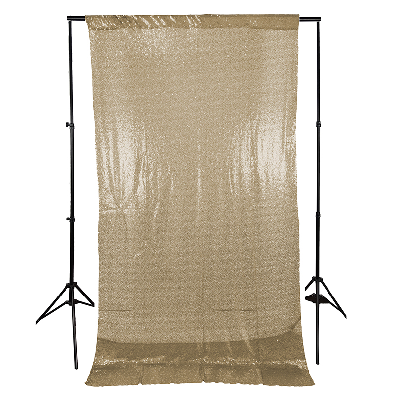 Custom party backdrop gold sequin curtain wedding stage background for photo booth birthday