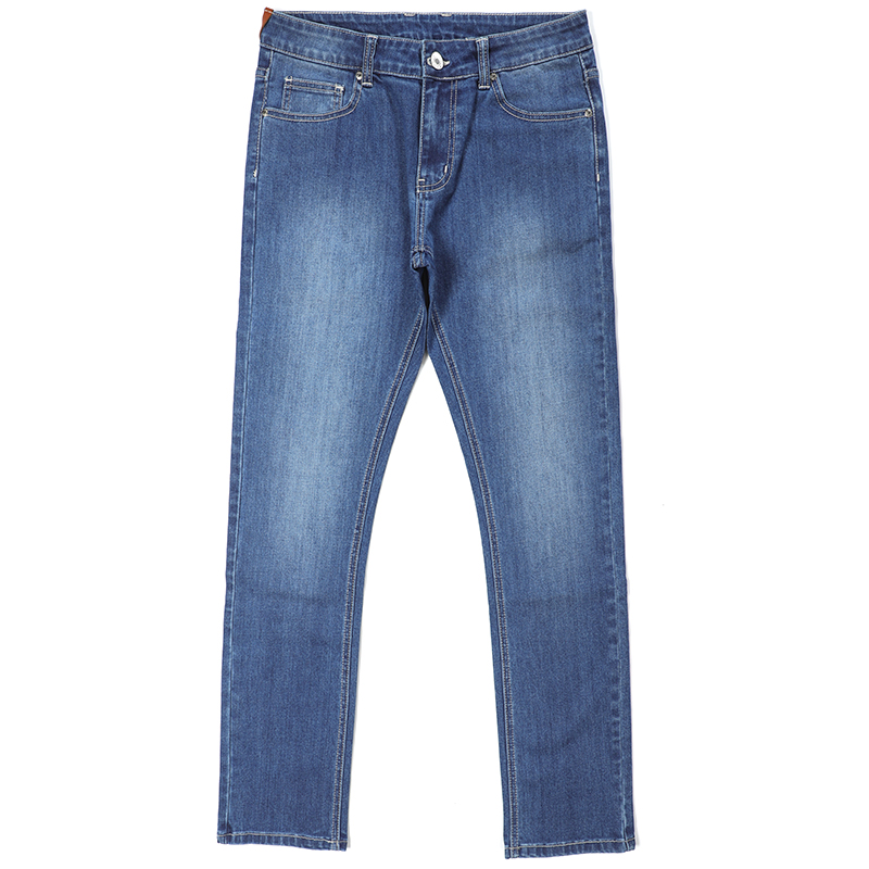 Casual five pocket denim jeans pants men jeans trousers monkey wash straight slim fit jeans G2138