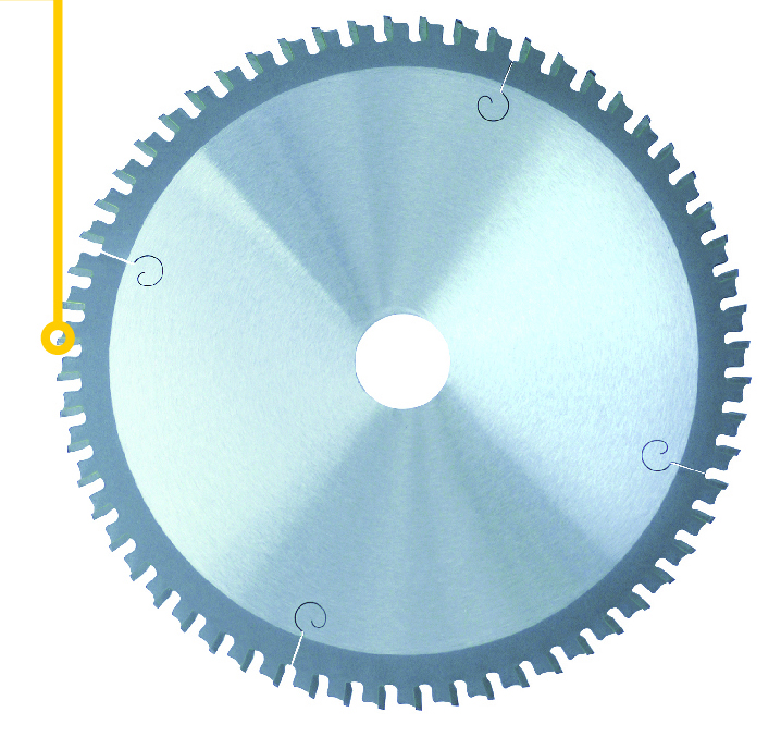 alloy saw blade for metal cutting