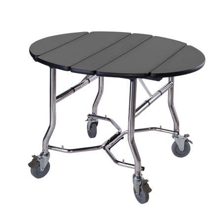 Foldable Hotel Stainless Steel Room Service Trolley