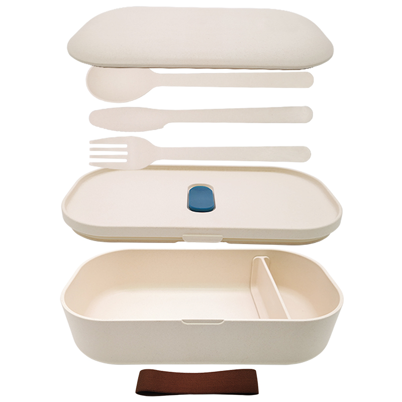 TF111 Ecoofriendly and Biodegradable Mifun single Bamboo fiber Lunch Box salad shushi box