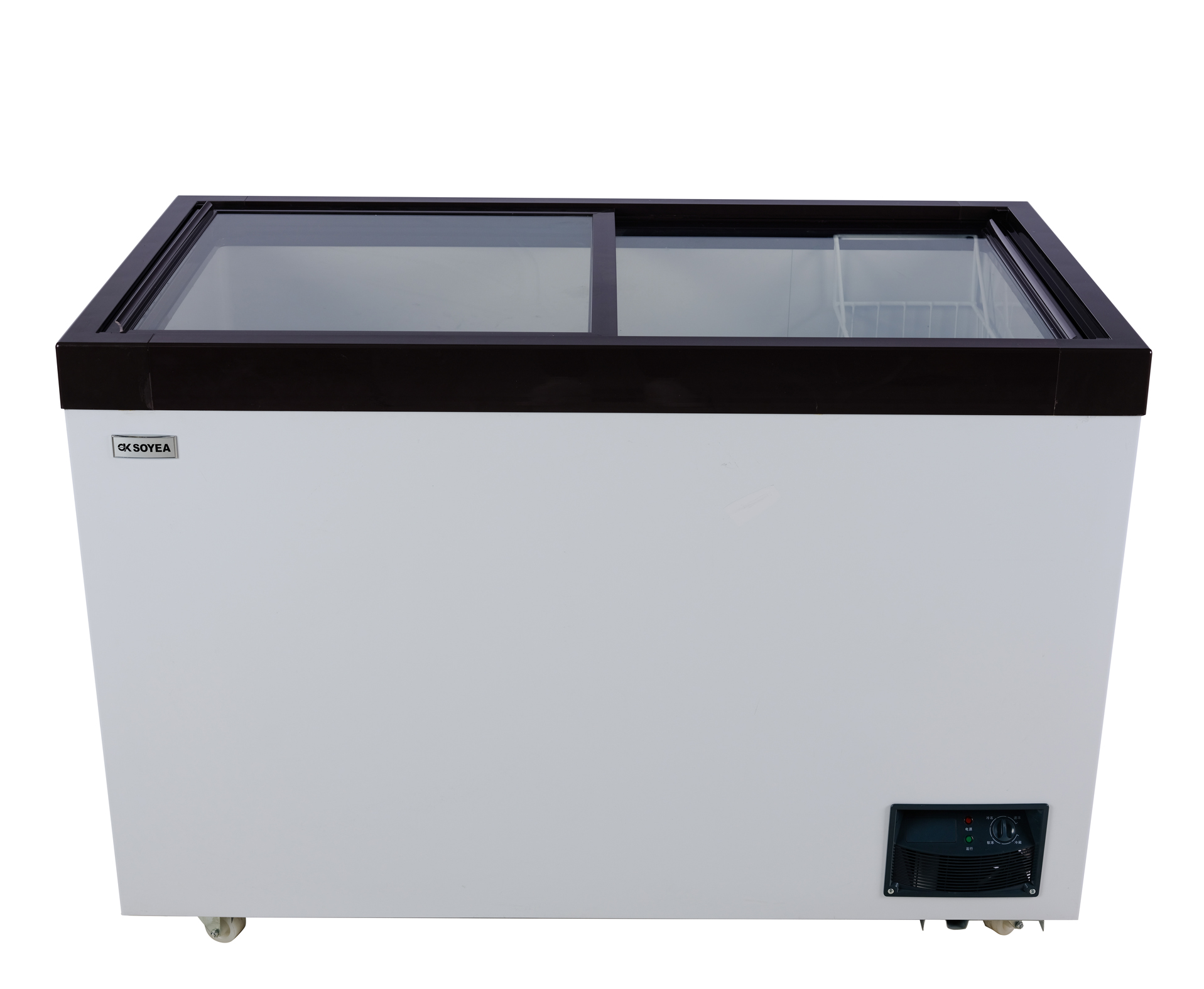 Flat Glass Door Chest Freezer