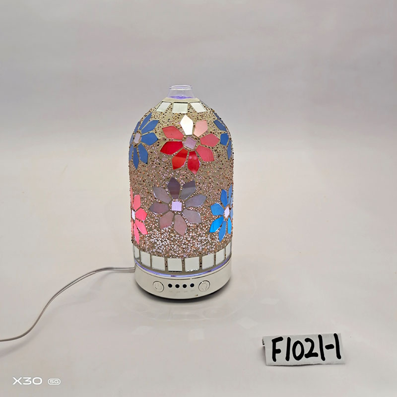 Humidifier,Mosaic Glass Aromatic Lamp and Humidifier