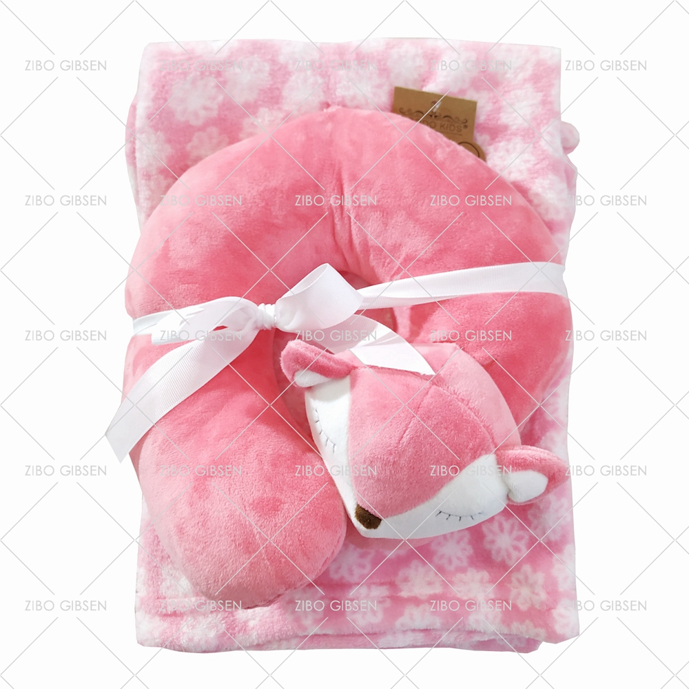 Baby Blanket coral fleece double layer blanket Kids Swaddle Wrap Baby Bedding Blanket