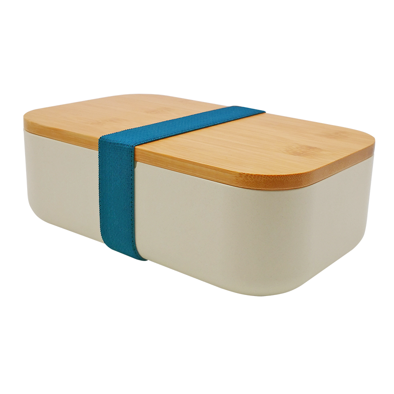 TF106 eco-friendly Biodegradable Bamboo fiber Bento Lunch Box with bamboo lid sushi salad bread box