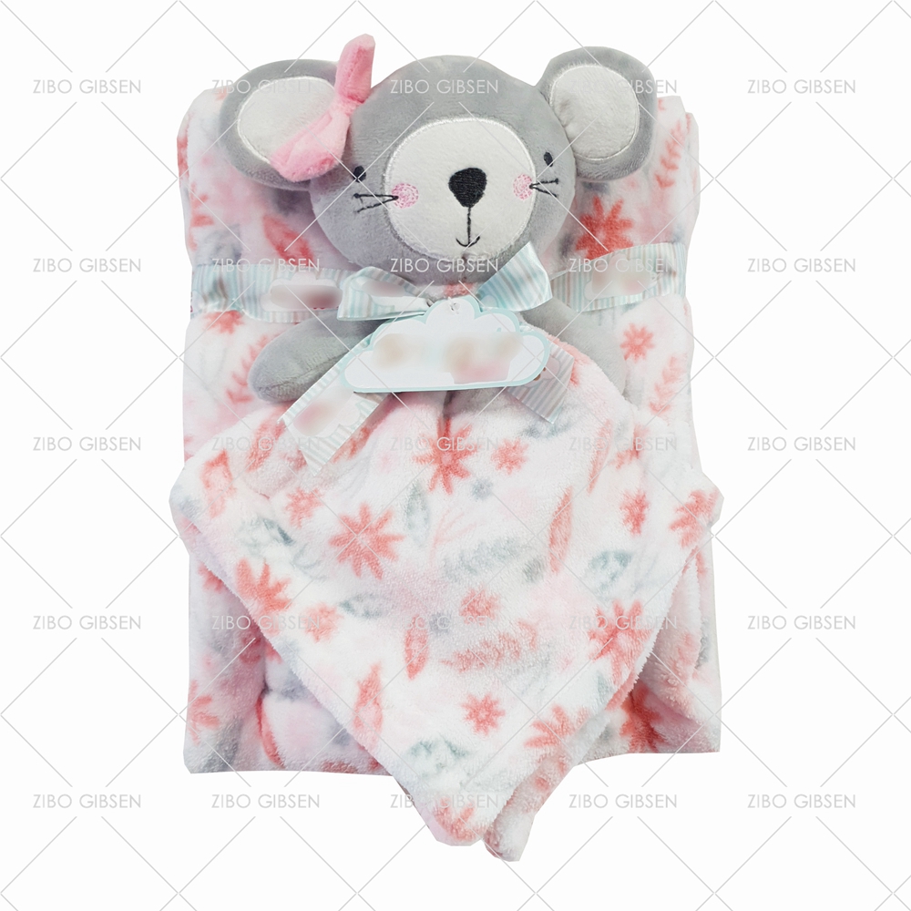 Baby Blanket coral fleece double layer blanket Kids Swaddle Wrap Baby Bedding Blanket