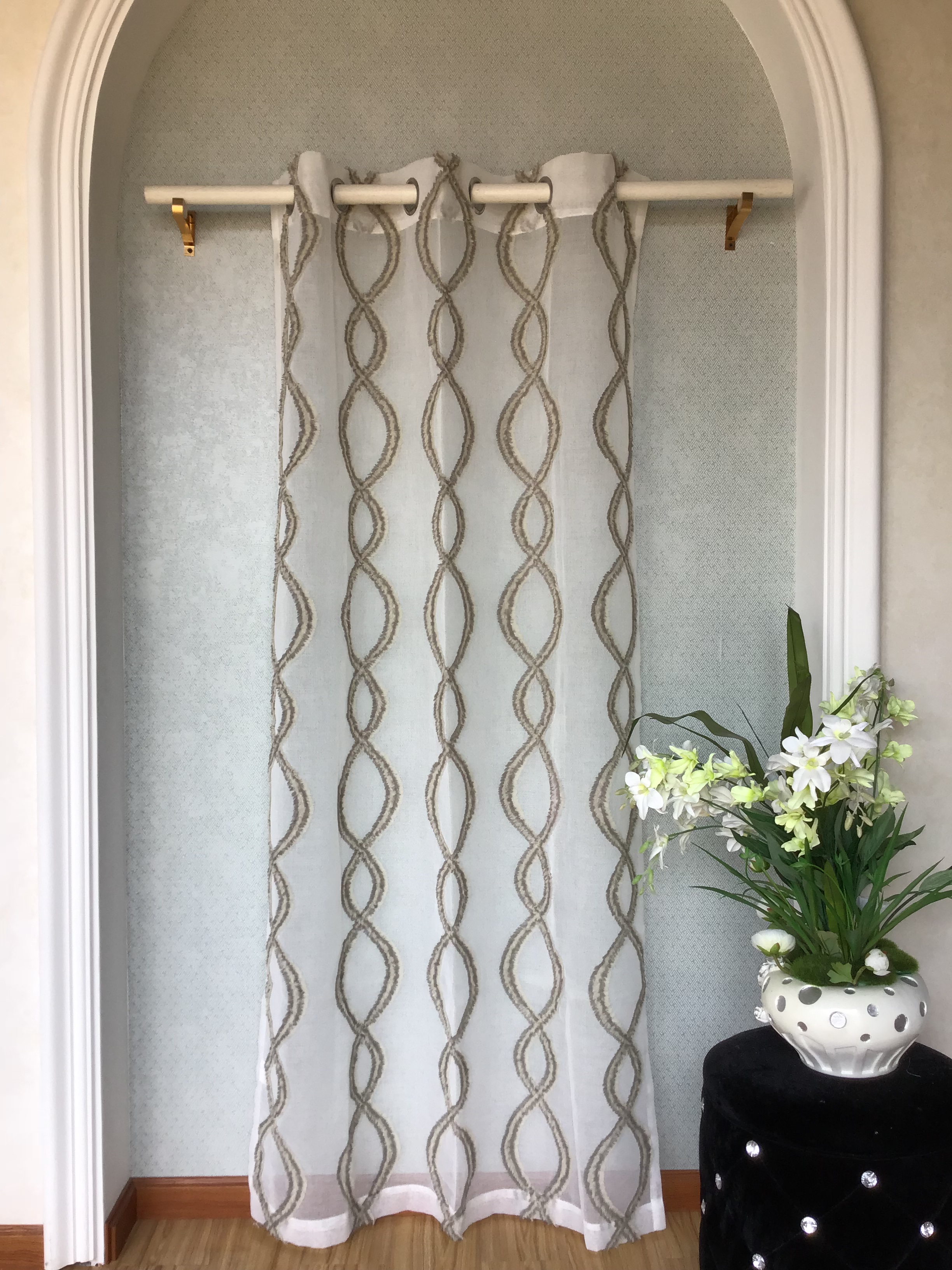 Jacquard Sheer Curtain