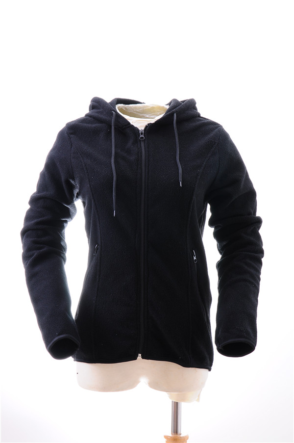 Custom cotton Pullover Jacket Sports Long Sleeve Sport Tops Casual High Collar Zipper Embrodered Women Pullover Hoodies