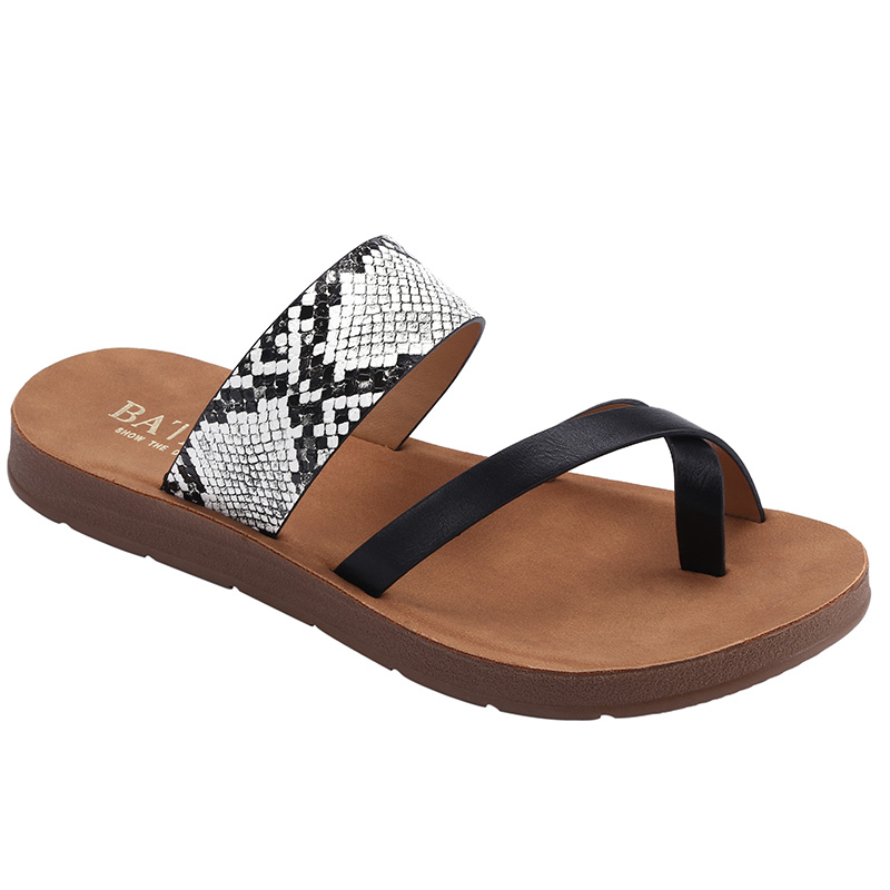 New Women sandals Flat sandals injection Pu sandals Women's flat sandals New Women slipper