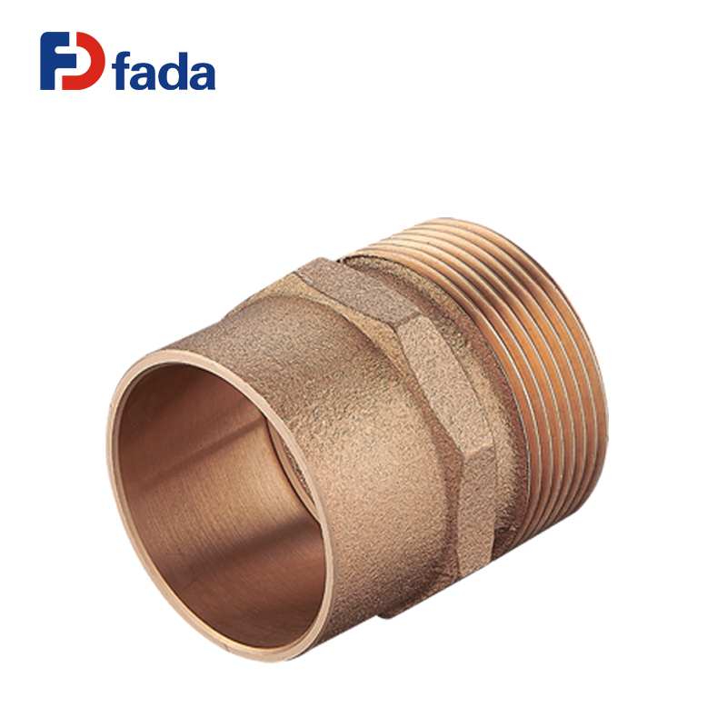 Bronze Male Adapter with Adapter, C x M，Brzone Pipe Fitting