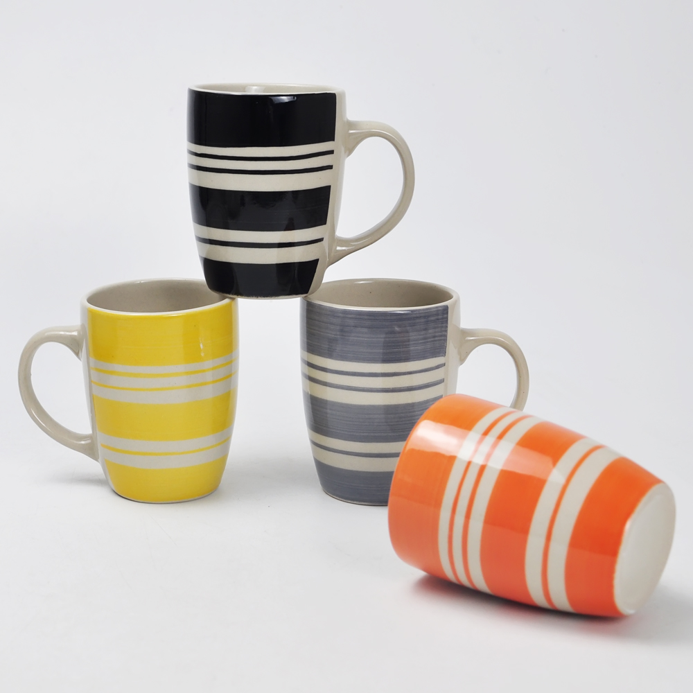 9oz ceramic handpainted coffee mug