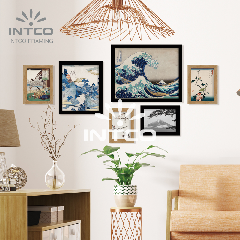 Set of 6 PS Modern multiple photo frame wall