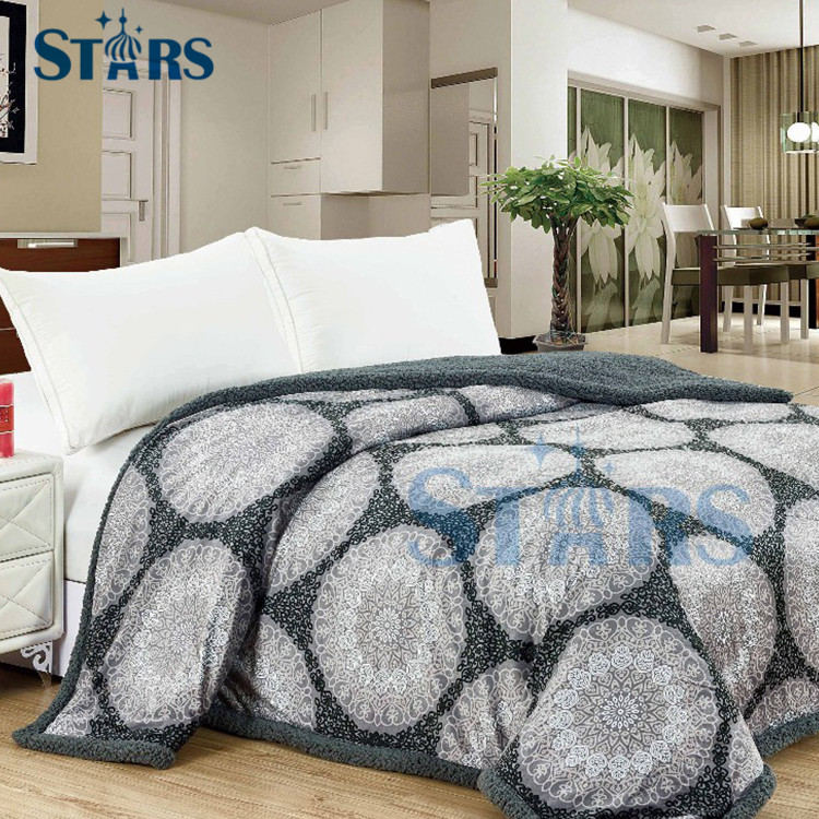 Mink sherpa blanket