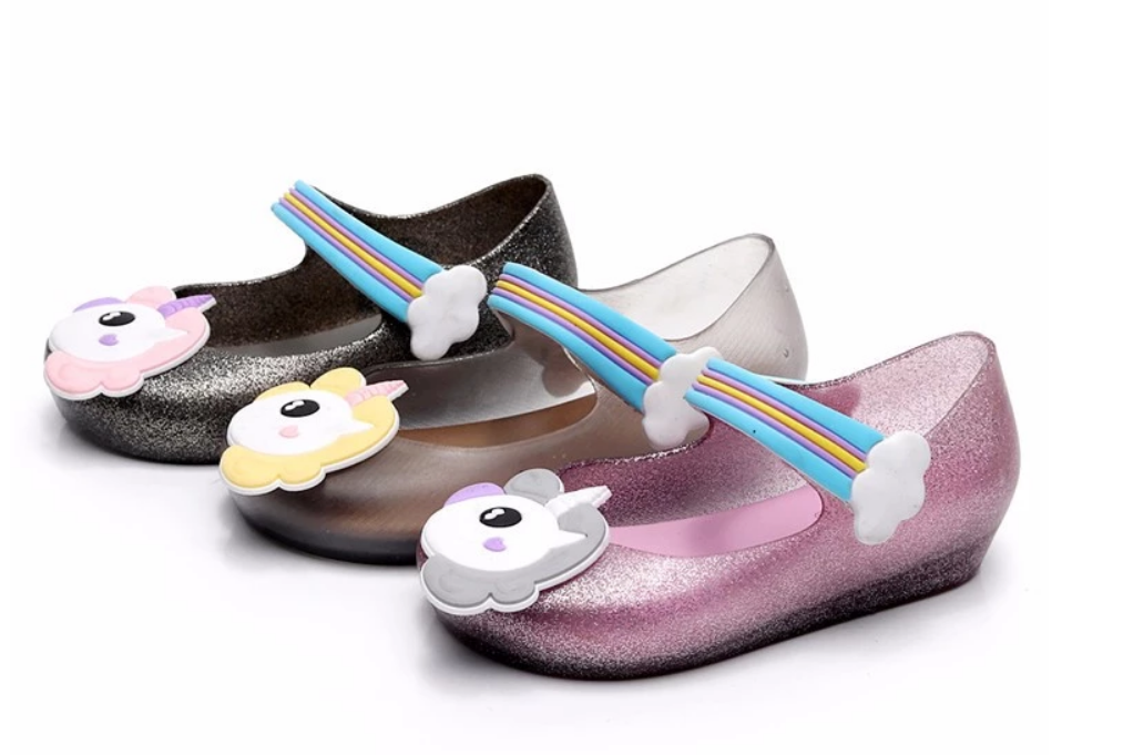 Cartoon unicorn summer girl's casual shoes