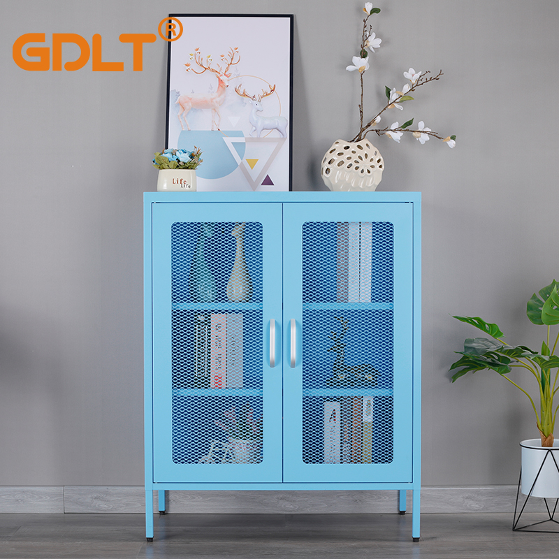 Net door metal kitchen cupboard storage combination household furniture