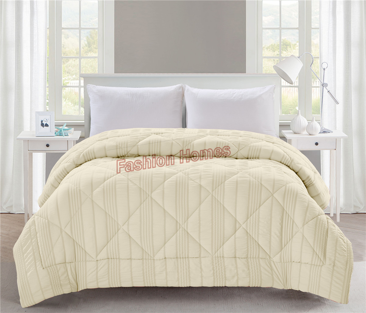 100%polyester Seersucker Quilt