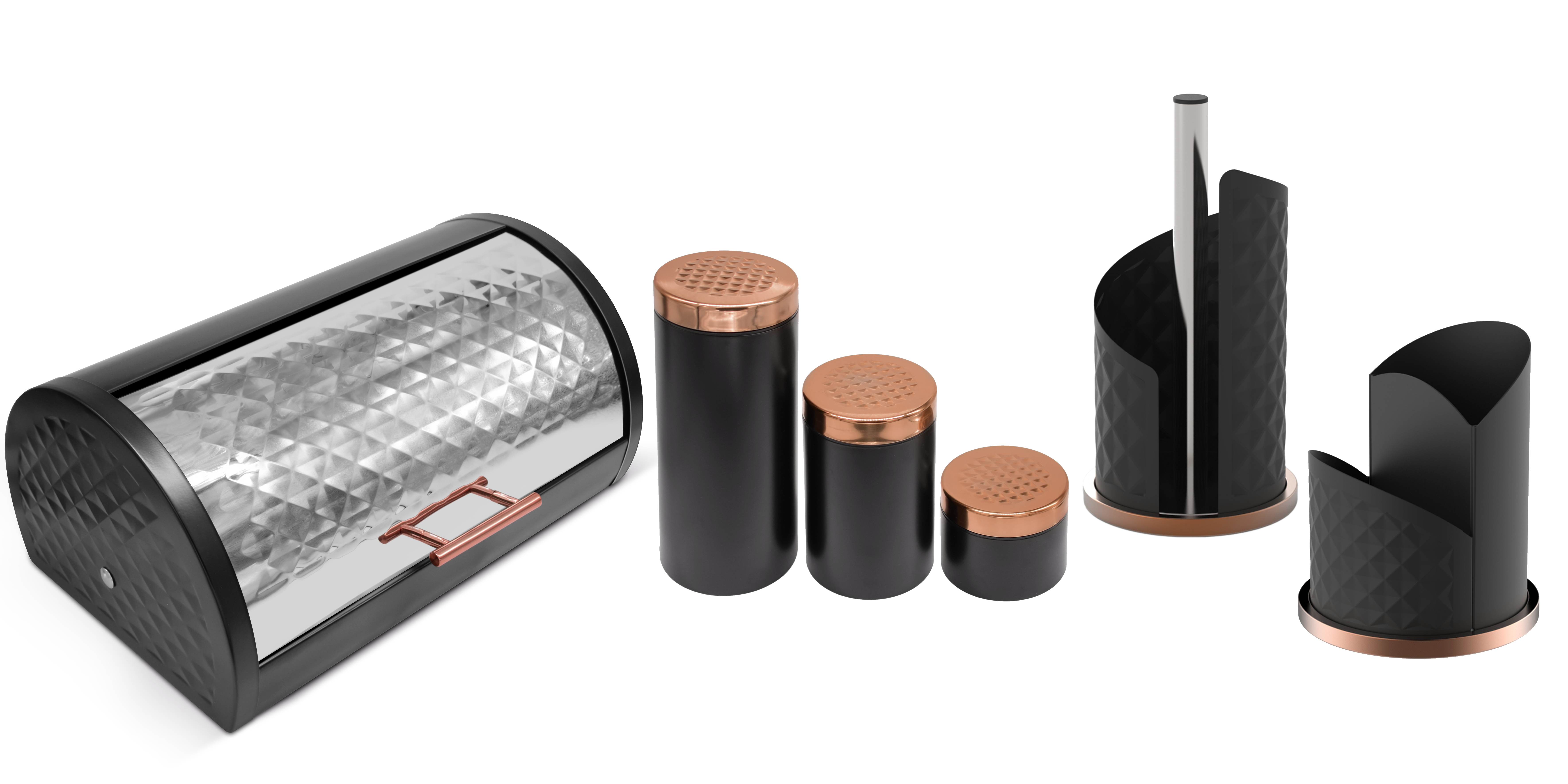 Stainless Steel bread box and canister set