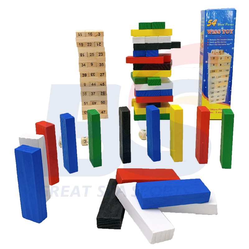 Educational wooden toys giant jenga building blocks for kids Custom Wooden Toys for toddlers