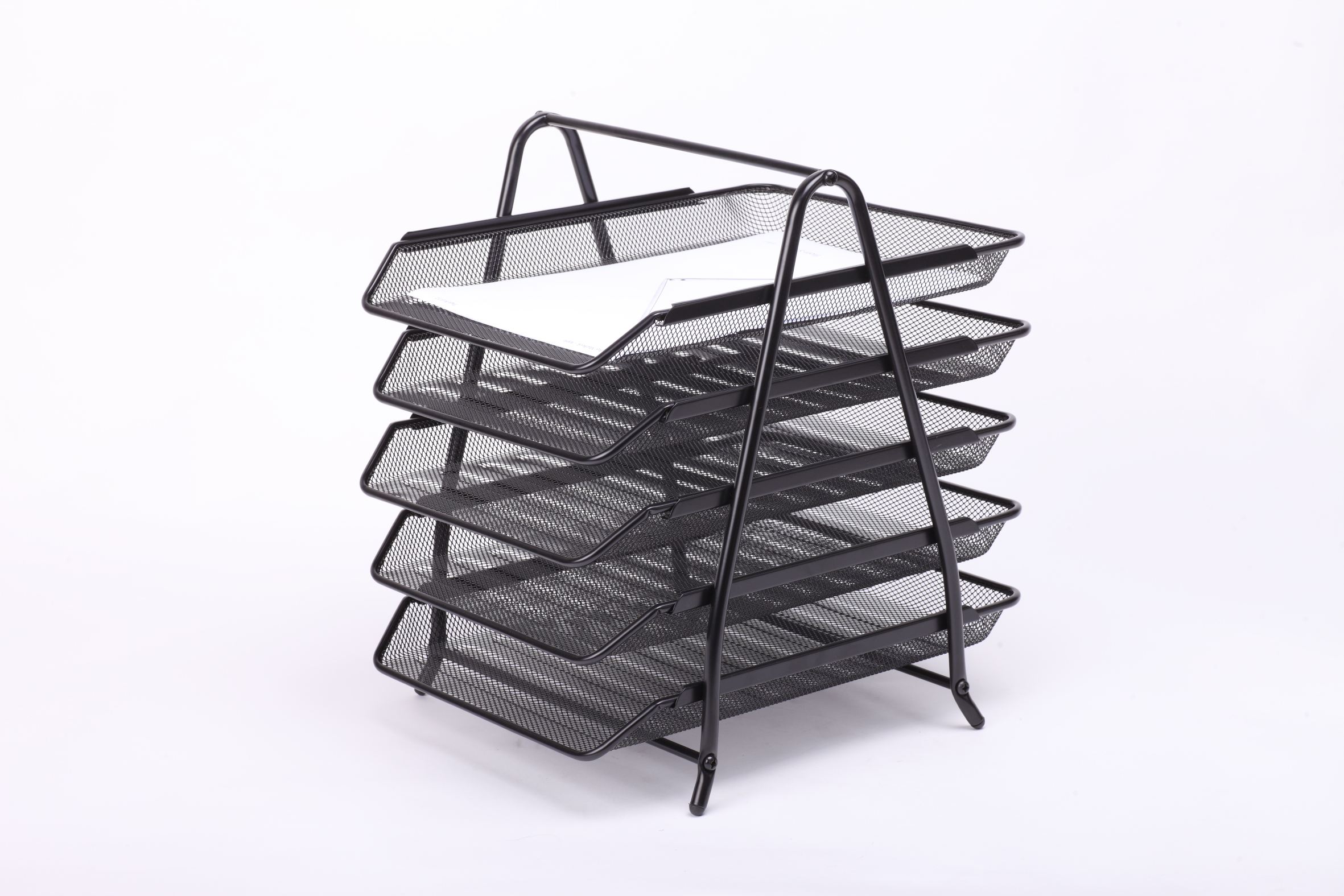 Metal Mesh Desk Document Tray