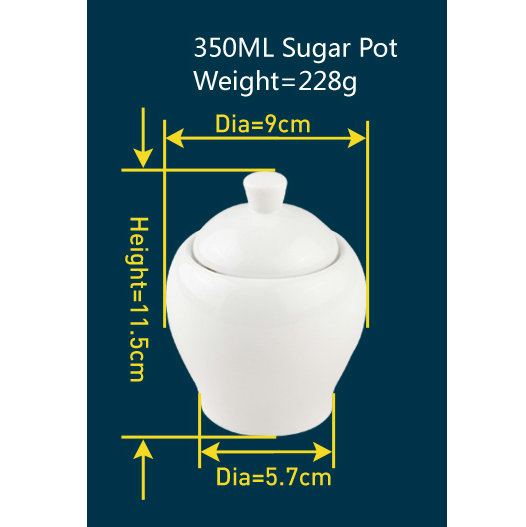 350ml Round Sugar pot