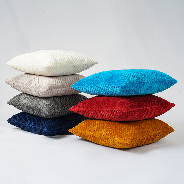 Jacquard flannel cushion