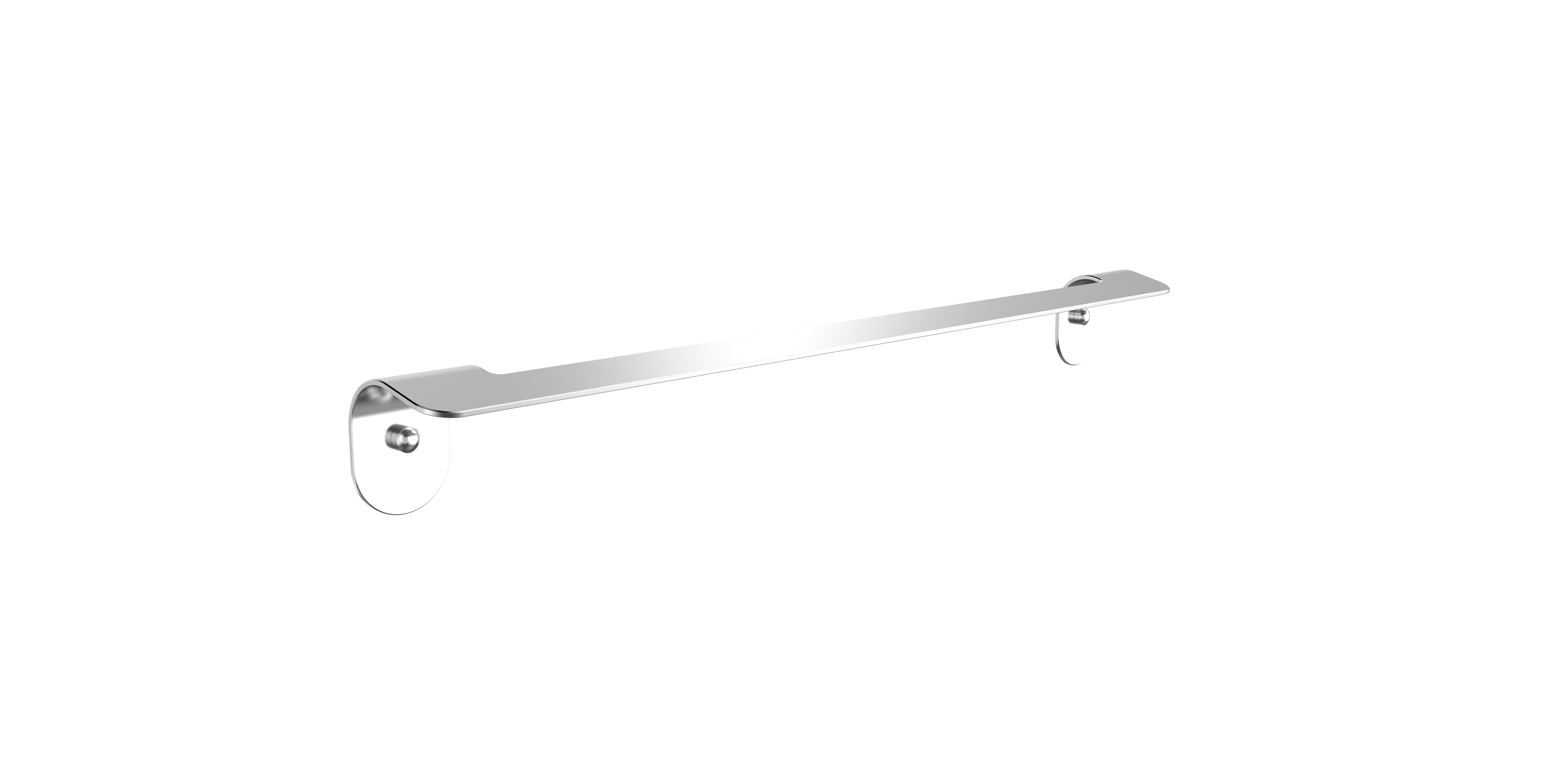 Aluminum mirror color single bar