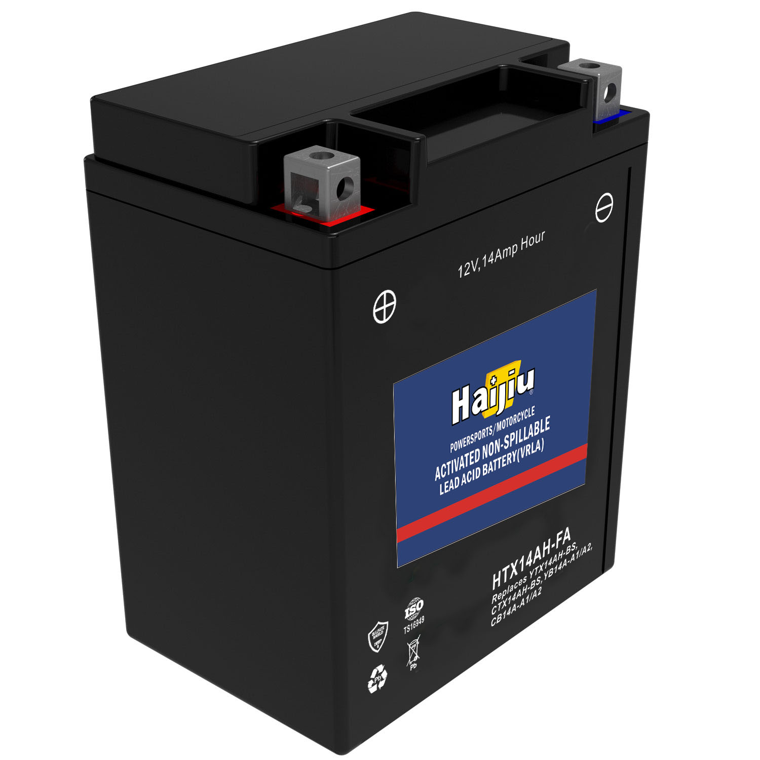 motorcycle battery motorcycle lead acid battery HTX14AH-FA (HJ)