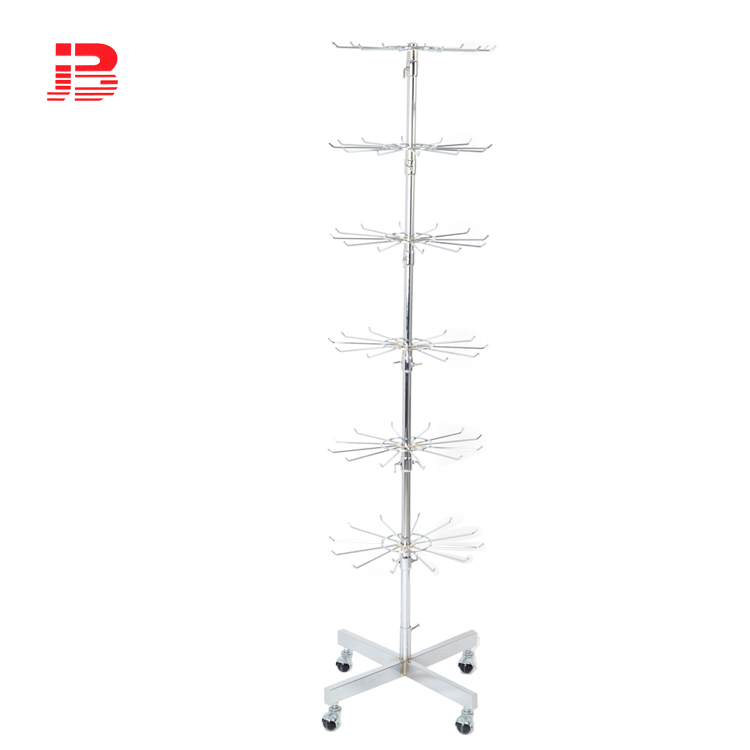 6 Layers rotatable hanger display shelf