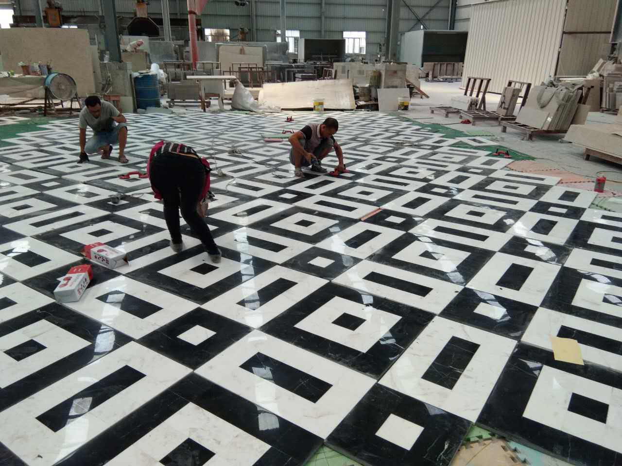 Marble Waterjet Medallion
