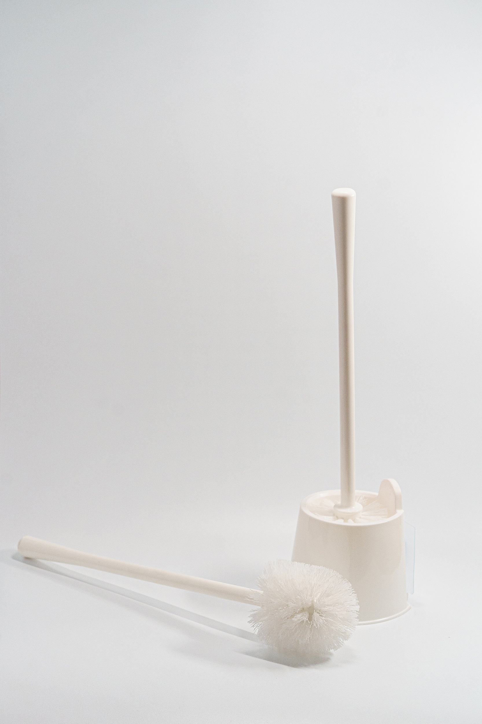 Toilet brush and caddy set