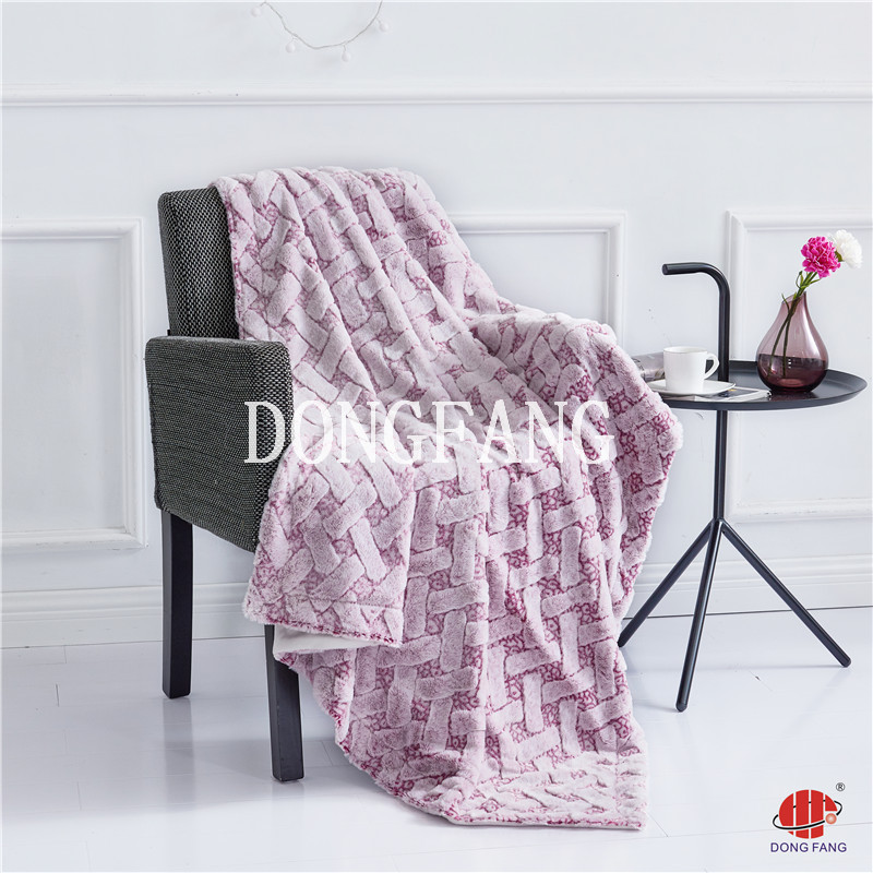 faux fur printed with cutting blanket