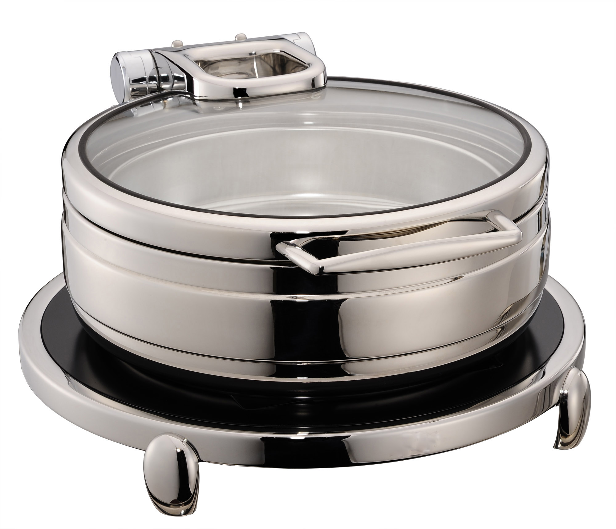 S/S 18/10 NEW LUXURY HYDRAULIC CHAFING DISH 6L， chafer