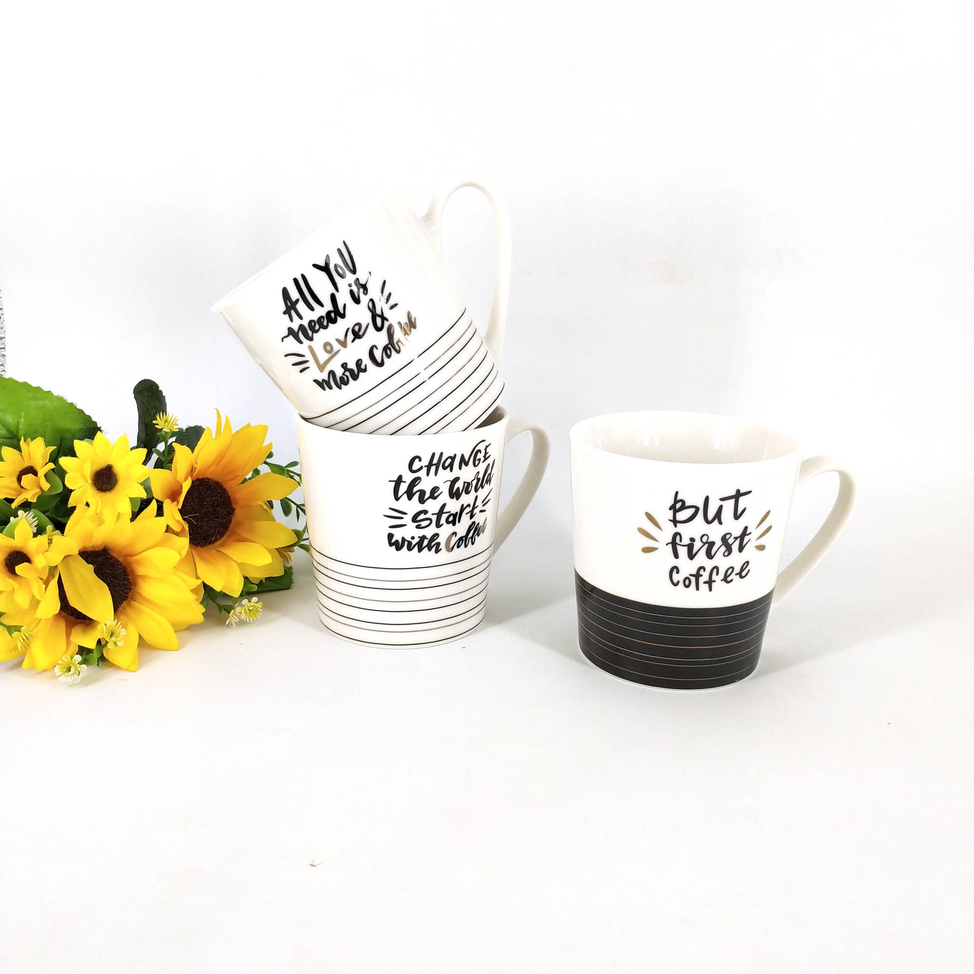 17oz new bone china mug with decal