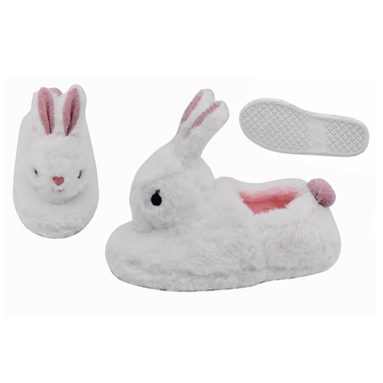 Kids White Rabbit Novelty Slipper