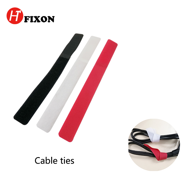 Cable tie hook &loop strong hook & loop adhesive hook & loop self-adhesive fastener self lock nylon cable tie