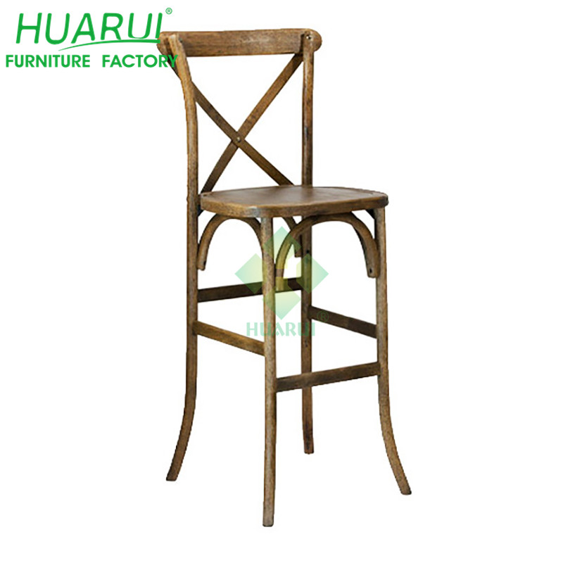 Cross back chair, wood cross back chair, cross back bar chair, wedding chair, banquet chair
