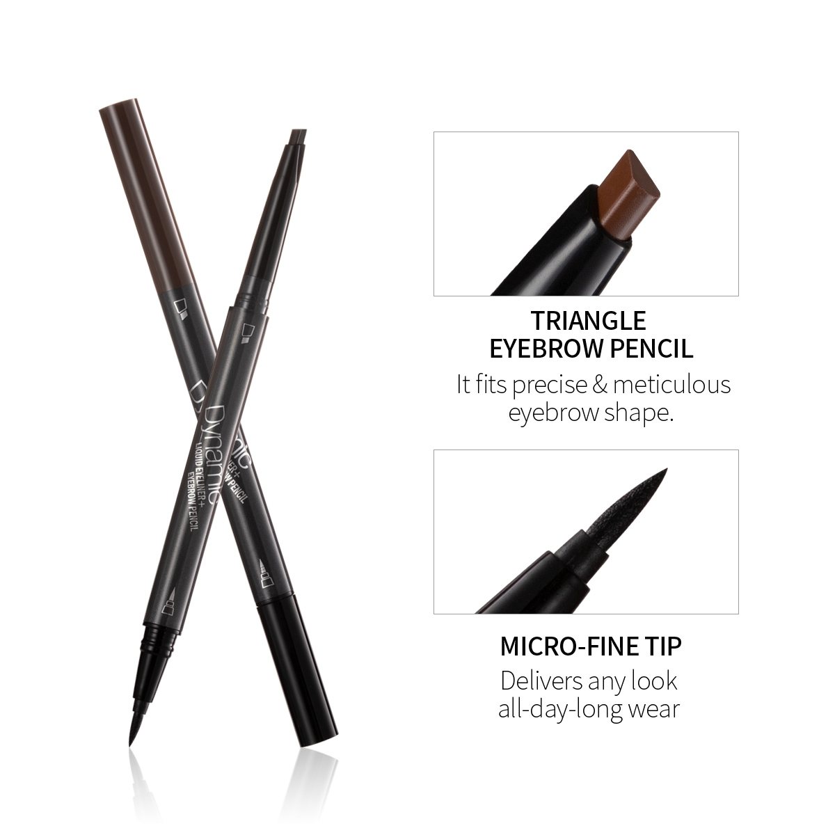 Menow E451 Liquid Eyeliner & Eyebrow Pencil