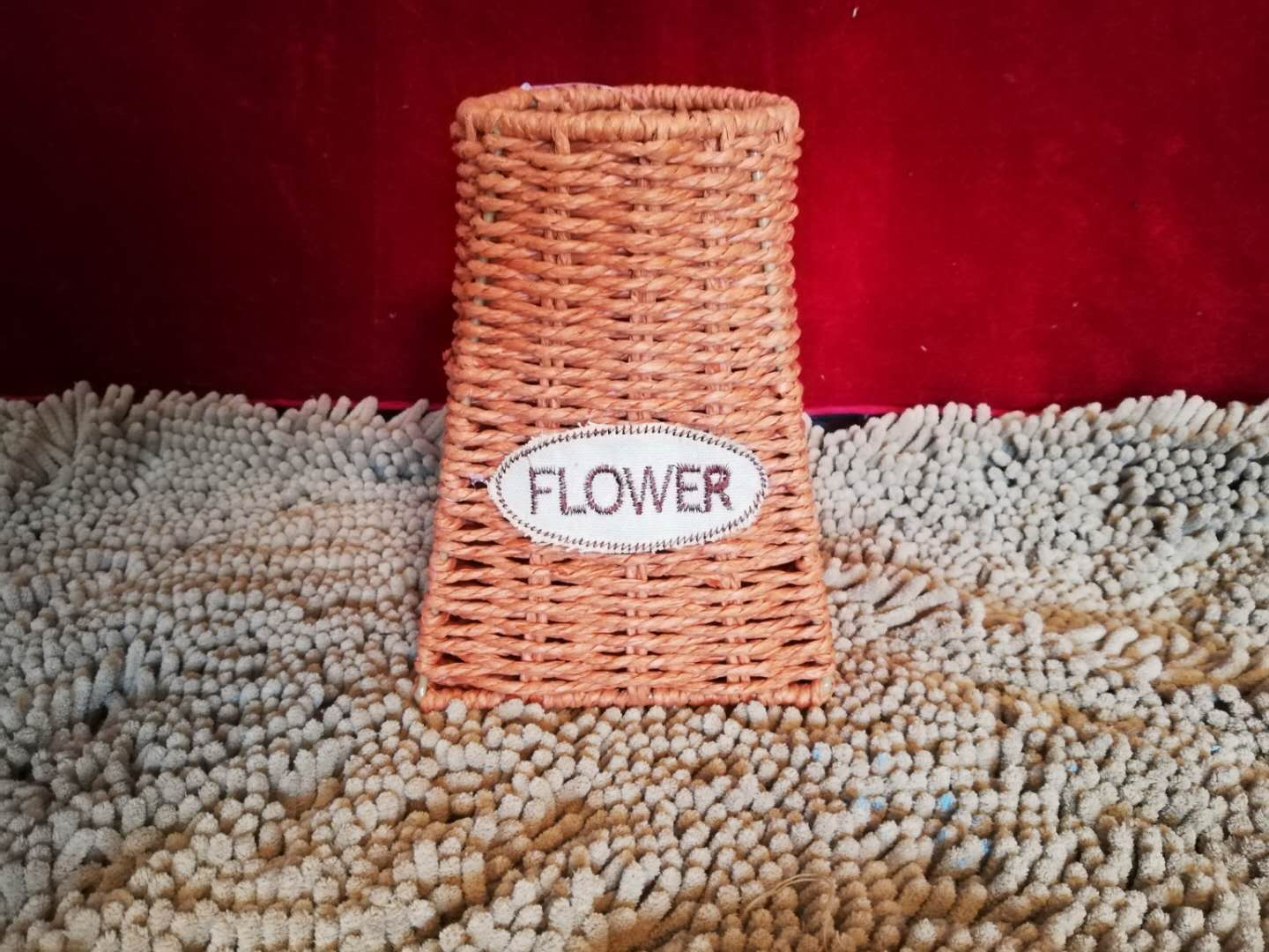 Handmade flower basket
