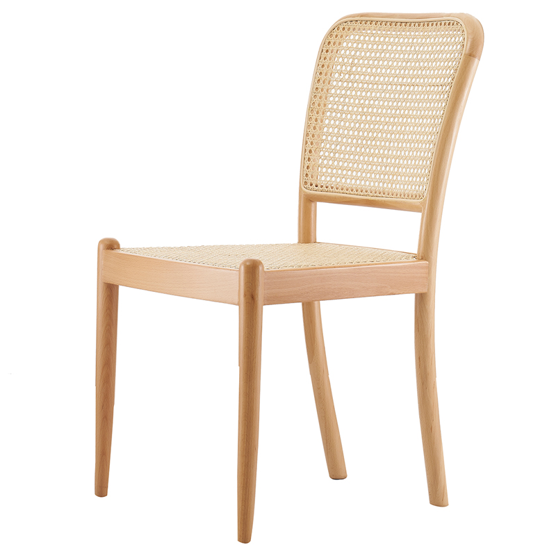 Starway modern solid wood chair rattan chair