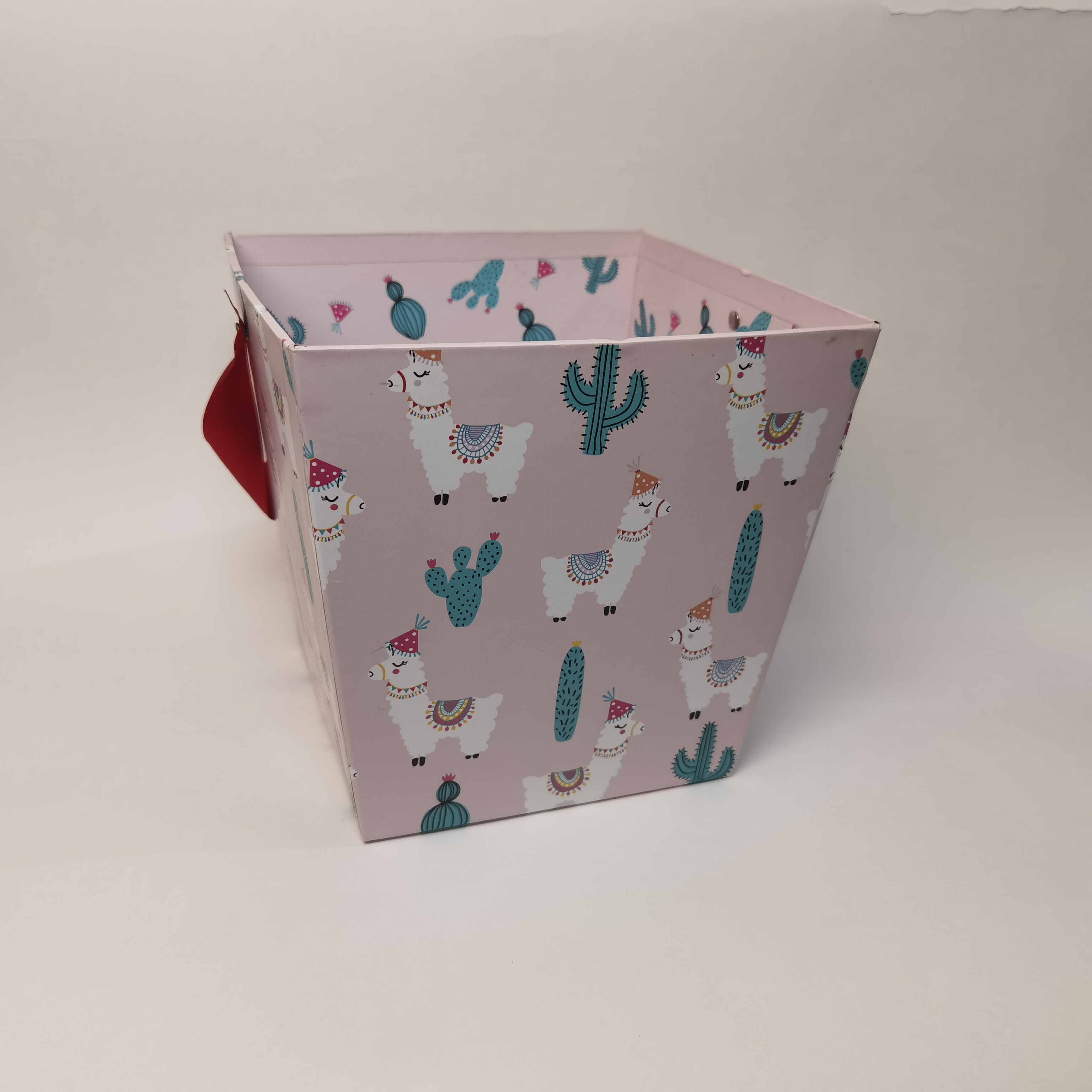 Alpaca Party Supplies Paper Bucket