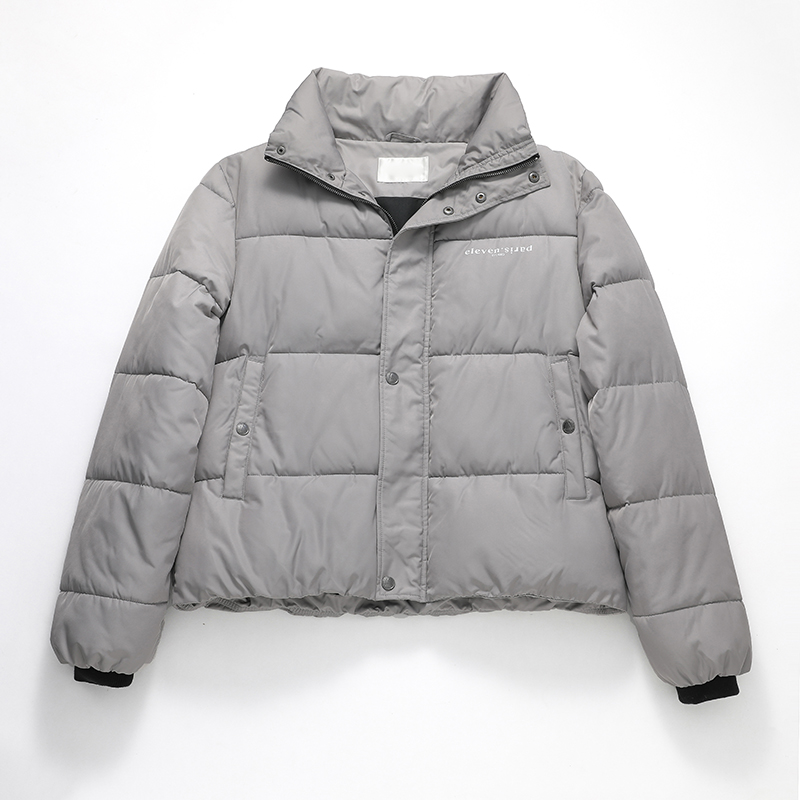 Men's Puffer Jacket With Funnel Neck