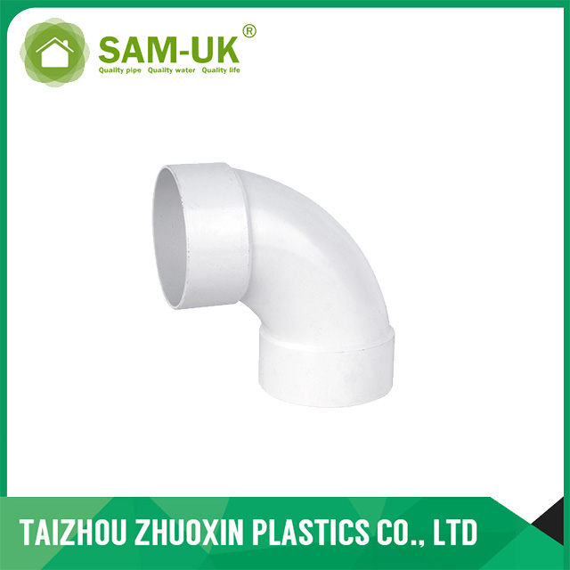 PVC 90 degree elbow plastic pipe fitting
