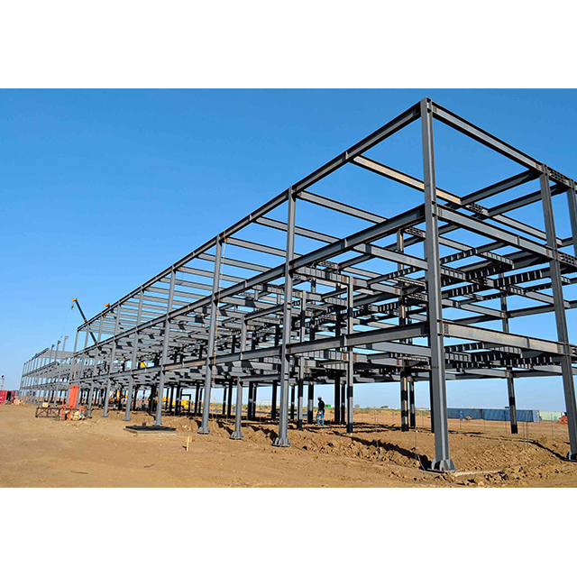Prefabricated low cost framed steel structure warehouse/workshop/garage building